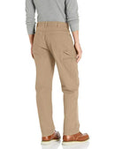 AMAZON ESSENTIALS MEN'S CARPENTER PANTS TOOL POCKETS 36W X 31L KHAKI BROWN - Brand New