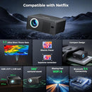 CIBEST WiFi & Bluetooth Short Throw Full HD 1080P AC201 - BLACK - Like New