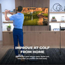 Golf Daddy Golf at Home Simulator – AI Swing Analyzer & No Ball Practice Trainer - Brand New