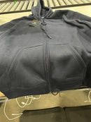 BLUE ICE PREMIUM CLOTHING BLUE ICE ZIP HOODIE - SIZE: MEN XL WOMEN XL - NAVY - Brand New