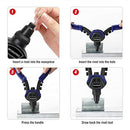 WORKPRO MANUAL RIVITER 5 INTERCHANGEABLE HEAD RIVET GUN 100 RIVETS - BLUE - Like New