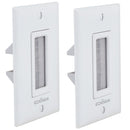 ECHOGEAR Wall Brush Plate for Hiding Up to 8 Low Voltage Cables - White - Like New