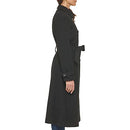 352SW434 COLE HAAN WOMEN'S SIGNATURE SLICK WOOL TRENCH COAT  SIZE 12 BLACK - Like New