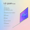 LG gram Style 16Z90RS-K.AAW7U1 16" 3K I7-1360P 16GB 1TB SSD - Dynamic White - Like New