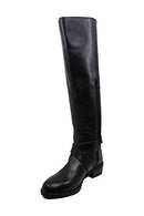 INC International Concepts Womens Fadora Leather Round Toe, Black, Size 10.5 - Like New