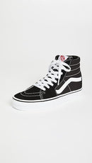 VANS UA SK8 HIGH TOP SNEAKERS - SIZE: WOMEN 7.5 - BLACK/BLACK/WHITE - Brand New
