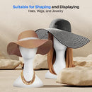 SereneLife Professional Plastic Mannequin Head Women's Wig Stand Display - Brand New
