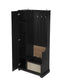 GENERIC WARDROBE, LOCKER HALL TREE WITH BENCH, LOCKER, ANTI-TIPPING, - BLACK - Like New