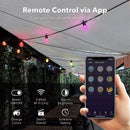 HBN SMART COLOR-CHANGING OUTDOOR STRING LIGHTS 48FT LED - BLACK Like New