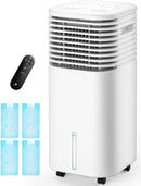 CENSTECH 4-IN-1 PORTABLE AIR CONDITIONERS, EVAPORATIVE AIR COOLER W/- WHITE - Like New