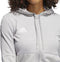 FQ0184 Adidas Women's Team Issue Full Zip Jacket Grey/White M Like New