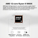 MSI AEGIS ZS2 GAMING DESKTOP AMD RYZEN 9 9900X 32GB RAM 1TB SSD RTX 5080 - BLACK - Like New