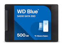 WESTERN DIGITAL 500GB WD BLUE SA510 SATA SSD - WDS500G3B0A - BLACK/BLUE - Like New