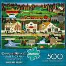BUFFALO GAMES CHARLES WYSOCKI AMERICANA COLLECTION YANKEE WINK HOLLOW PUZZLE 500 - Like New