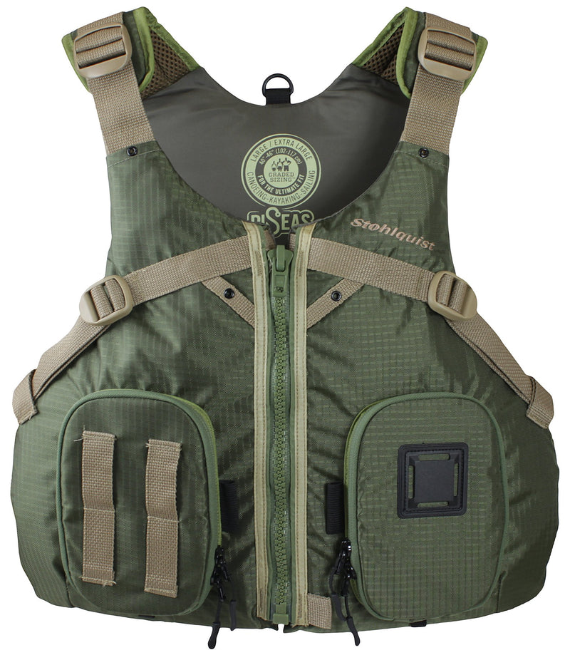 STOHLQUIST PISEAS LIFEJACKET (PFD) - SIZE: MEN S/M - GRASS GREEN - Brand New