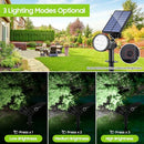 BOSCEOS SOLAR SPOT LIGHTS - 30 LEDs, 800 Lumens, IP65, 6-Pack, Black/Cool White - Like New