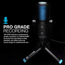 JLAB TALK PRO USB MICROPHONE, USB-C OUTPUT, CARDIOID, OMNIDIRECTIONAL - BLACK - Brand New