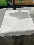 GENERIC WHITE PILLOW CASE 30.5"X24" - WHITE - Like New