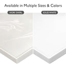 Design House Cultured Marble Side Splash, Ivory Swirl, 550533 - Like New