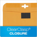 QUALITY PARK POSTAGE SAVING CLEARCLASP, CHEESE BLADE FLAP, BROWN/KRAFT (43768) - Like New