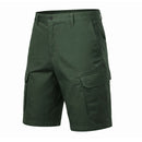 BLU ROCK MEN'S COTTON FLEX-STRETCH CARGO SHORTS - SIZE: MEN 36 - OLIVE - Like New