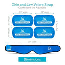ALLSETT HEALTH FACE ICE PACK WRAP FOR TMJ RELIEF WISDOM TEETH JAW HEAD CHIN BLUE - Like New