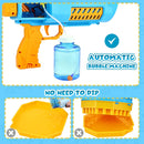 BMONATY Bubble Machine Automatic Bubble Gun for Kid Rocket Bubbles - BLUE - Like New