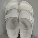 PROGONIAXYZ EVA FLAT SANDALS UNISEX-ADULT SLIDE SANDAL SIZE: MEN 11 - OFF WHITE - Like New