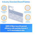 Filter King 14x24x1 Air Filter | 6-Pack | MERV 8 HVAC HVAC Pleated A/C Furnace - Brand New