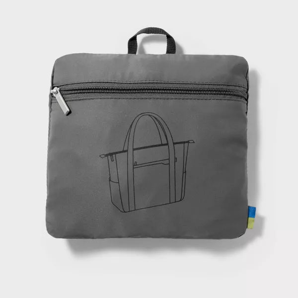 EMBARK INSULATED DURABLE DUAL-COMPARTMENT LUNCH BAG LUNCH BOX - BROWN - Brand New