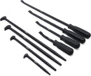 EXXO 8pcs Pry Bar 8, 12, 18, 25" Handle Prybars 6, 12, 16, 20" Rolling Pry Bars - Brand New