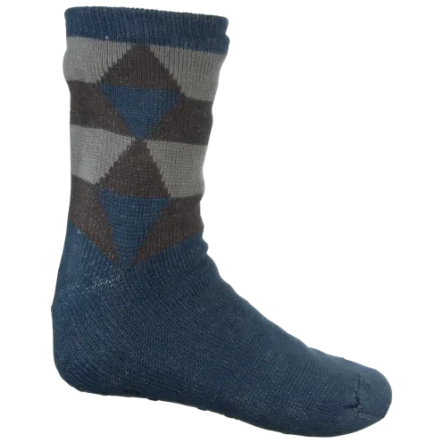 YU FENG 3-PACK: MEN'S ASSORTED FLUFFY SHERPA SLIPPER SOCKS - MULTI - Like New