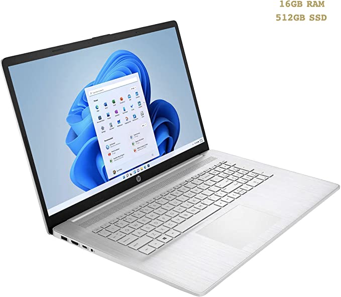 For Parts: HP 17-cn0065cl 17.3" HD i7-1165G7 16GB 512GB SSD - PHYSICAL DAMAGED - NO POWER