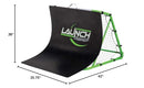 FRANKLIN SPORTS LAUNCH RAMP SOCCER TRAINER 38"X42"X35.75" 60071X - BLACK - Like New