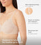 WACOAL WOMEN PLUS SIZE VISUAL EFFECTS UNLINED UNDERWIRE MINIMIZER 857210 - SAND - Like New