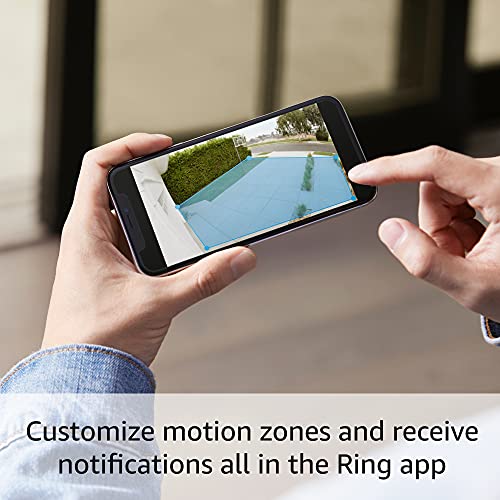 RING FLOODLIGHT CAM WIRED PLUS WITH MOTION-ACTIVATED 1080P VIDEO 53-021506 - Like New