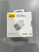 OTTERBOX PREMIUM PRO POWER ADAPTER 30 WATT - 3 A - IP, PD 24 PIN USB-C - WHITE - Like New