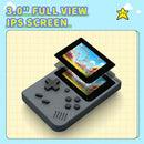 AQHH RETRO HANDHELD GAMES CONSOLE BUILT-IN 400 VIDEO GAMES CLASSIC GRAY - Like New