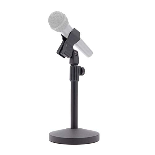 MOVO TMC-5 HEAVY DUTY DESKTOP MICROPHONE STAND WITH WEIGHTED ROUND BASE - Like New