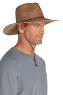 B0052OSI6M Unisex Sun Hat - UPF 50+ Sun Protection - Beach Comber, Brown - Brand New