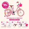 ROYALBABY PRINCESS GIRLS KIDS BIKE 14 INCH WITH BASKET FOR AGE 3-12 AMIGO/PINK - Like New