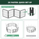 FXW Instant Dog Playpen RV Camping Quick Setup Dog Fence Hinged Panels 24" H - Like New