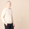 AMAZON ESSENTIALS MEN'S LONG-SLEEVE CREWNECK SWEATER, 100% COTTON - SIZE: L - Brand New