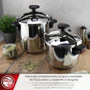 Magefesa Star Recta Pressure Cooker 14L, 18/10 Stainless Steel - Silver - Brand New