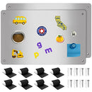 Bonary B001 2pack Magnetic Board,17.1"x11.8" Magnet Display,8833706 - Silver - Brand New