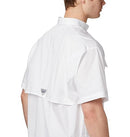 COLUMBIA MENS BONEHEAD SHORT SLEEVE SHIRT 2XL WHITE - Brand New