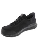 SKECHERS MEN'S HANDS FREE SLIP-INS TILIDO FLETCHIT COMP TOE BLACK SIZE 11 WIDE - Brand New