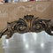 GENERIC ORNATE DECORATIVE MIRROR 25.5W X 39L - BRONZE WOOD - Like New
