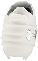 UNDER ARMOUR MEN'S BLUR SMOKE 2.0 MOLD, SIZE 8, WHITE/WHITE/METALIC SILVER - Like New