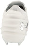 UNDER ARMOUR MEN'S BLUR SMOKE 2.0 MOLD, SIZE 8, WHITE/WHITE/METALIC SILVER - Like New